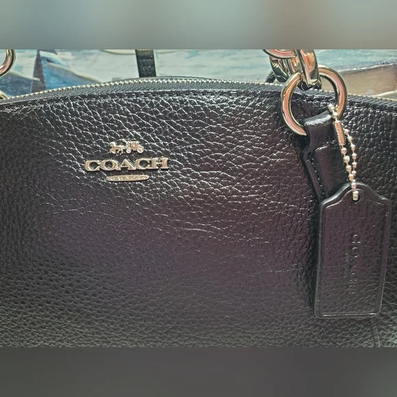 COACH SMALL KELSEY PEBBLED LEATHER SATCHEL CROSSBODY NWT - Picture 11 of 16